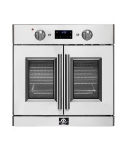 FBOEL1371-30 Forno Gallico 30-Inch Electric French Door Wall Oven, Stainless Steel, True Convection, Air Fry, Self-Cleaning