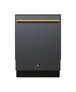 FDWBI8035-24BLK Forno Romano Espresso 24-Inch Built-In Dishwasher, Black Finish, Stainless Steel Tub, 49 dBA, Energy Star Certified