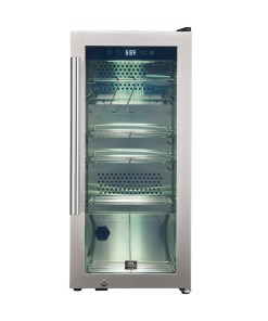 FFSDA6857-16 Forno Asciutto 16-Inch Dry Aging Cabinet, Stainless Steel 304, 2.65 cu.ft, LED Lighting, Adjustable Shelves