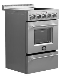 Alternative view of FFSEL6099-24 Forno Loiano 24-Inch Freestanding Electric Range, Canada Version, No Rotisserie Function, Plug and Cord Included