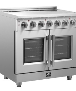 Alternative view of FFSEL6955-36 Forno Massimo 36-Inch Freestanding French Door Electric Range, True Convection Oven