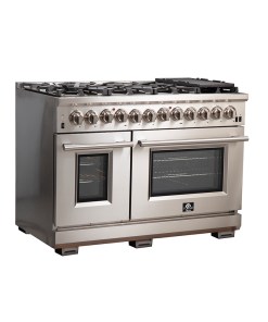 Alternative view of FFSGS6187-48 Forno Capriasca 48-Inch Freestanding Dual Fuel Range, 8 Burners, True Convection Oven