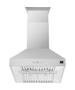 FRHIS5129-30 Hotte dîlot Forno Coppito 30 pouces, acier inoxydable, éclairage DEL, vitesses de ventilateur réglables