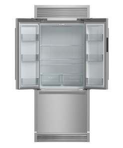 Alternative view of FFFFD1974-35SG Forno Gallipoli 30-Inch French Door Refrigerator, 17.5 cu.ft Capacity, Decorative Grill, 34-Inch Width, Stainless Steel, No Frost Technology, Energy Efficient