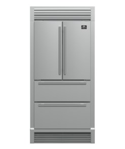 FFRBI1820-40SG Forno Moena 40-Inch French Door Refrigerator, Stainless Steel, 19.2 cu.ft, Decorative Grill, ENERGY STAR Certified
