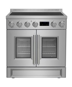 FFSIN0950-30 Forno Torino 30 Inch French Door Induction Range with Air Fryer and True Convection Oven