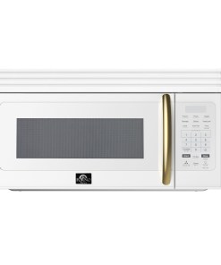 FOTR3007-30WHT Forno Scalo 30-Inch Over the Range Microwave, White – 1.6 cu.ft, 300 CFM Vent, Touch Control, LED Light