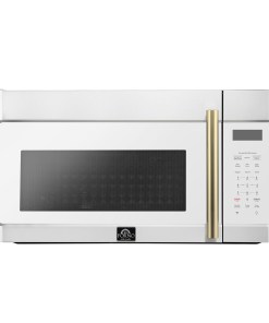 FOTR3038-30WHT Forno Fornace 30-Inch Over the Range Convection Microwave, White – 1.5 cu.ft, 300 CFM Vent, Touch Control, LED Light