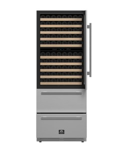 Alternative view of FWCDR6697-30S Forno Celano 30-Inch Dual Zone Wine Cooler and Beverage Cooler, 21.3 cu.ft, Stainless Steel