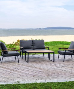 Ensemble canapé dextérieur Ficarazzi avec table basse Deko Living COP30005