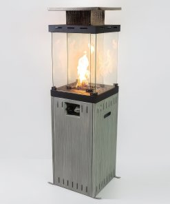 Deko Living Outdoor Black Propane Patio Column Heater COB10003BLK