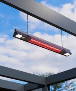 Deko Living 1500W Wall Mounted Infrared Heater with Carbon Fiber Tube COH40001