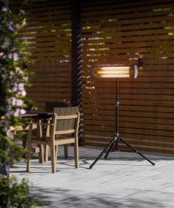 Deko Living 1500W Hanging Infrared Stand Heater with Carbon Fiber COH40004