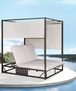 Deko Living Outdoor Rectangular Patio Daybed COP30504CHPG